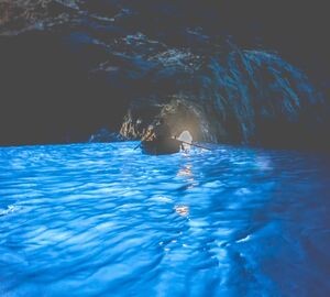 Blue Grotto at Capri island