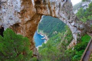 Capri island, Italy - Arco Naturale (Natural Arch)