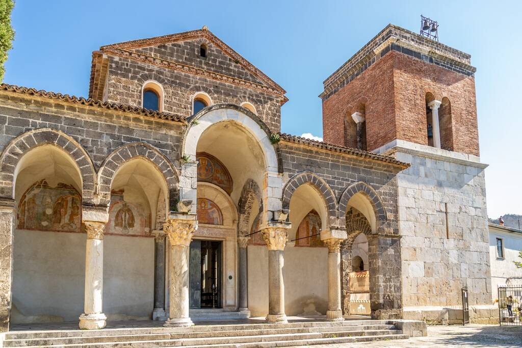 Benedictine Abbey of Sant’Angelo in Formis, dedicated to the Archangel Michael. Capua, Campania, Italy. 
