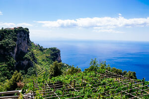 Wybrzeże Amalfi, południowe Włochy, licencja: shutterstock/By Nicole Kwiatkowski