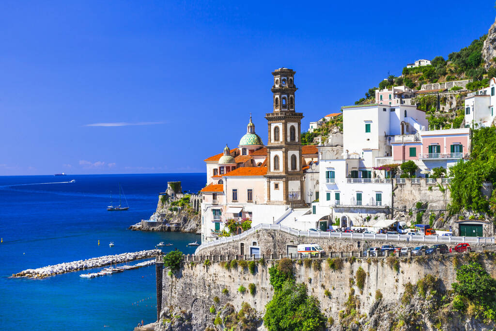 scenic Amalfi coast- pictoria Atrani. Italian holidays