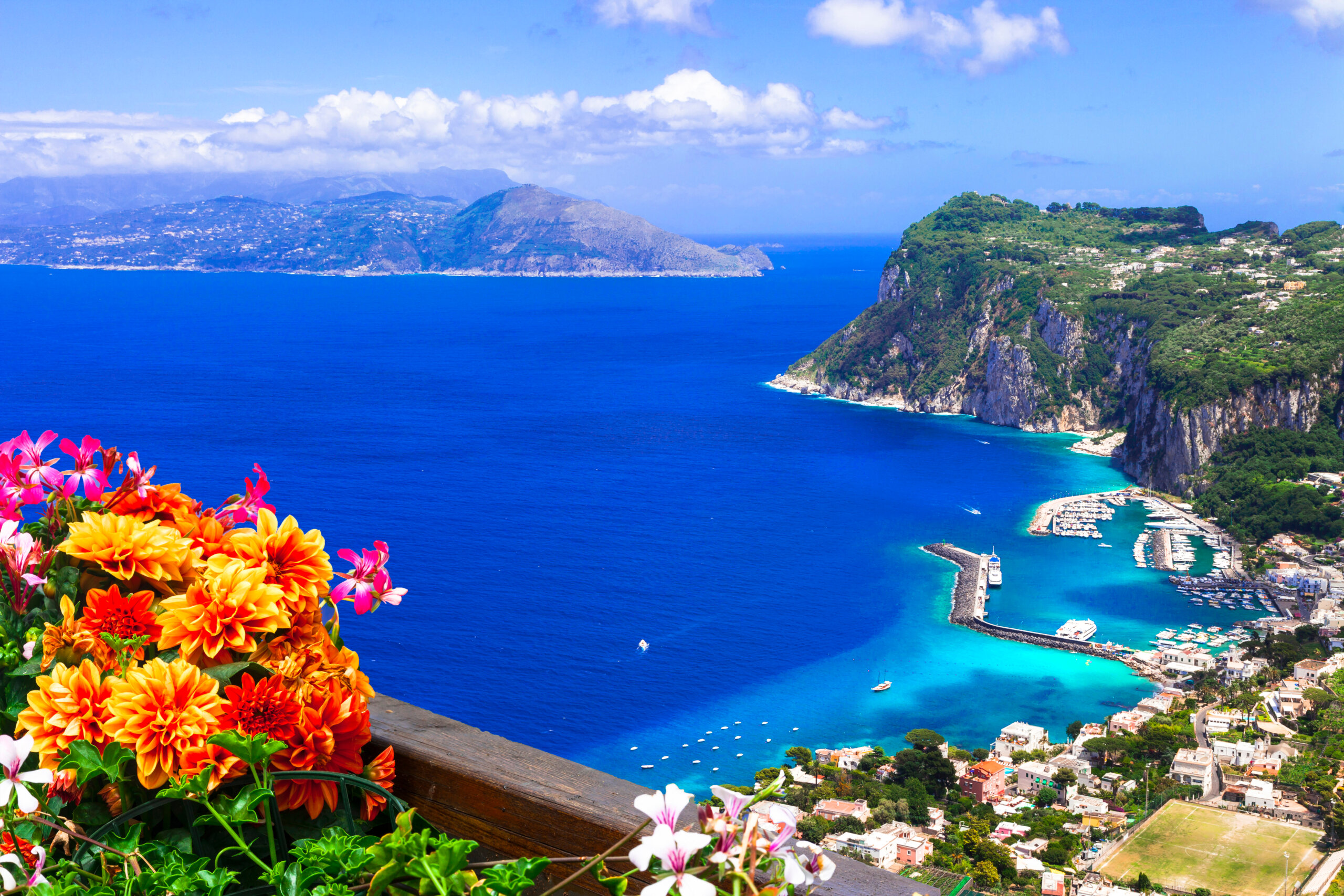 Pogoda na Capri w ciągu roku jaka