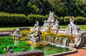 Fontana di Cerere at the Royal Palace of Caserta, Italy