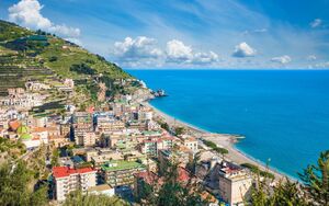 Maiori is town and comune on Amalfi coast in province of Salerno, Campania, Italy.